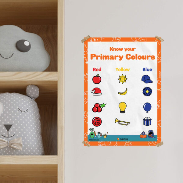 Kids What Are The Primary Colours display