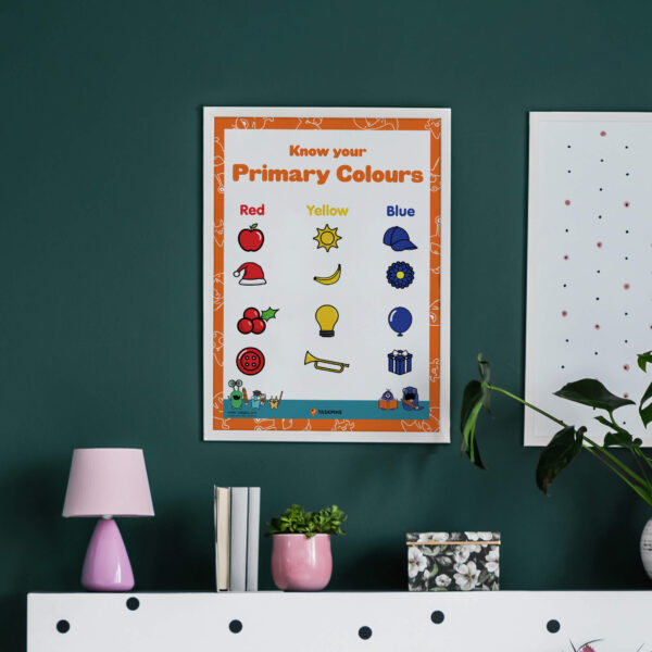 Kids What Are The Primary Colours print