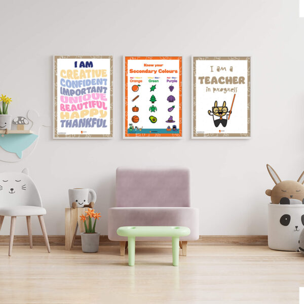 Kids What Are The Secondary Colours printable
