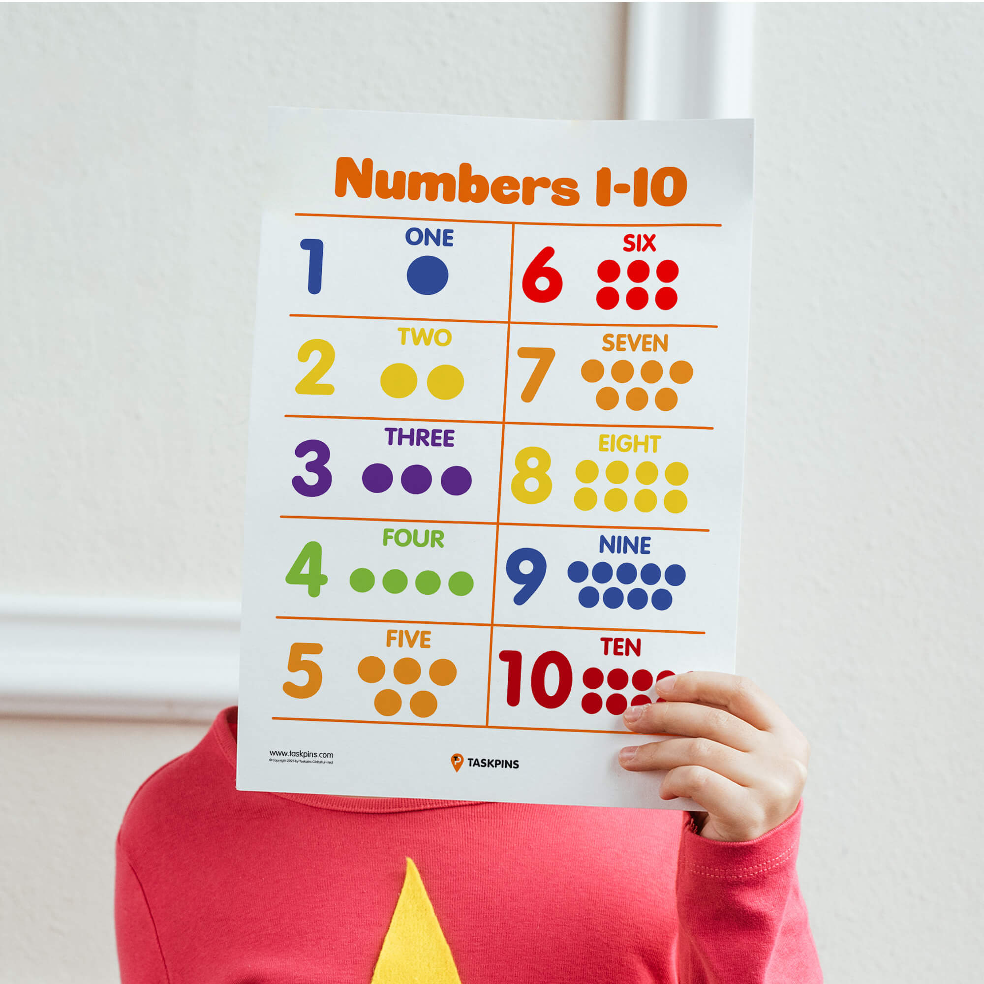 Numbers With Dots For Counting Free Printable download