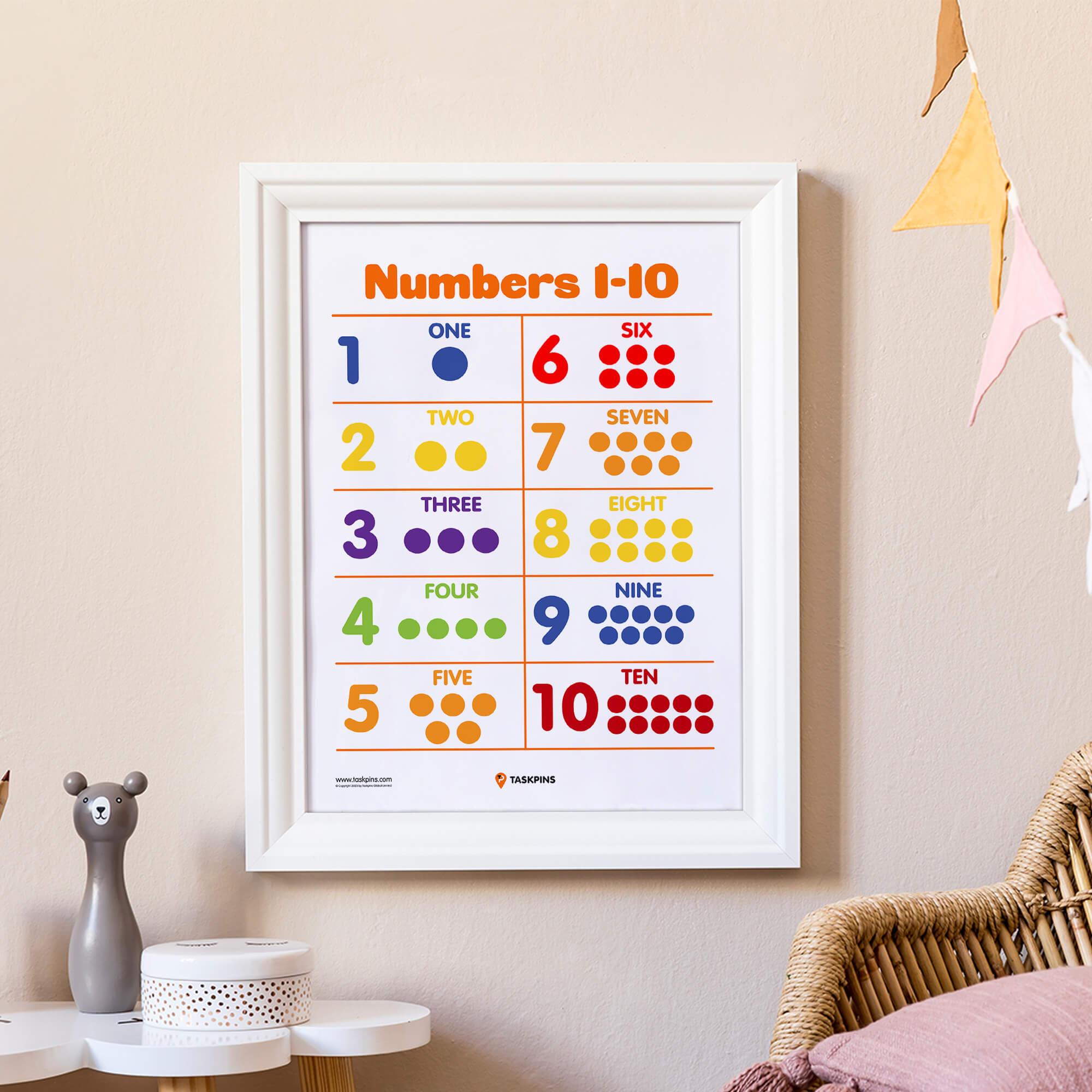 Dots For Counting Numbers Free Printable guide