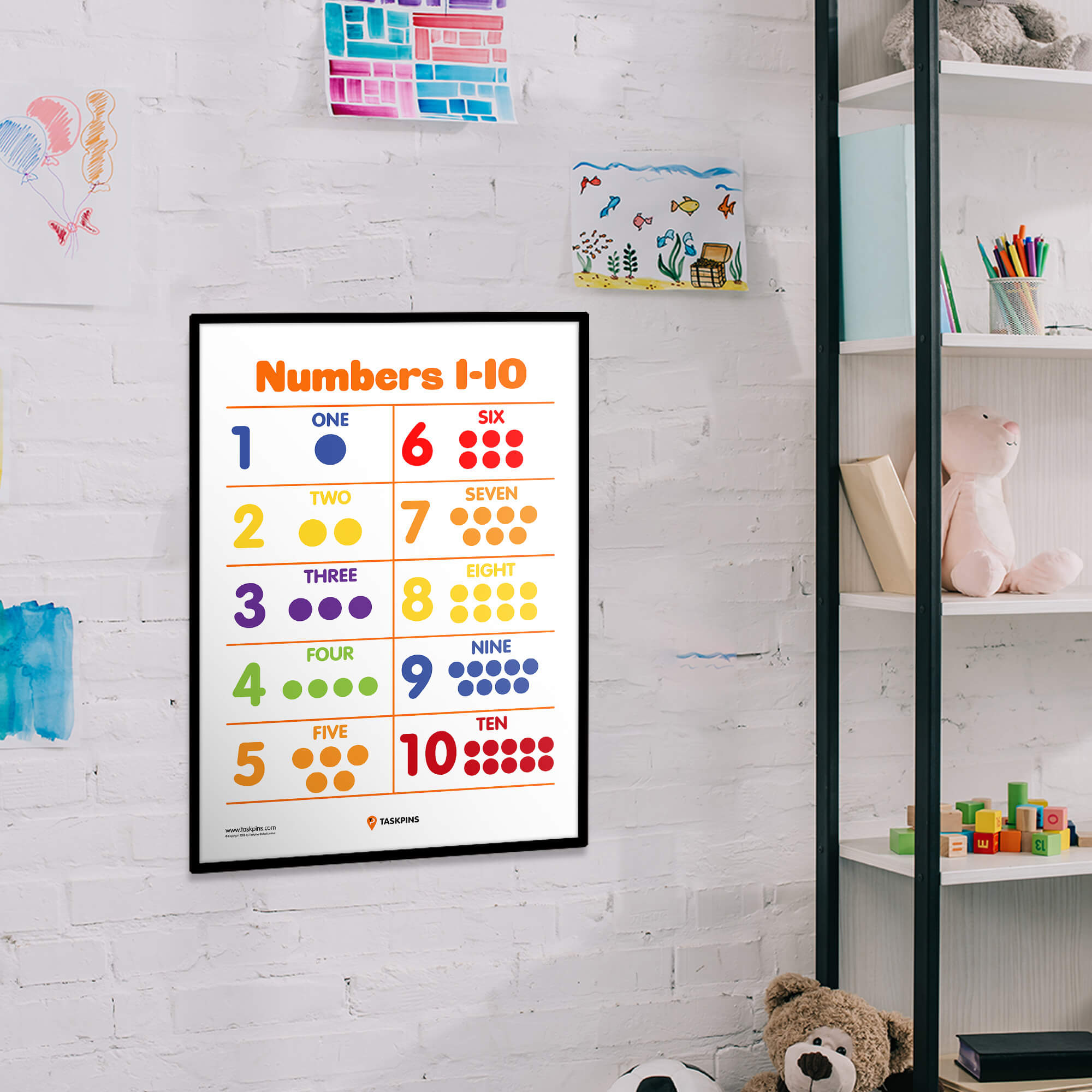 Dots For Counting Numbers Free Printable print
