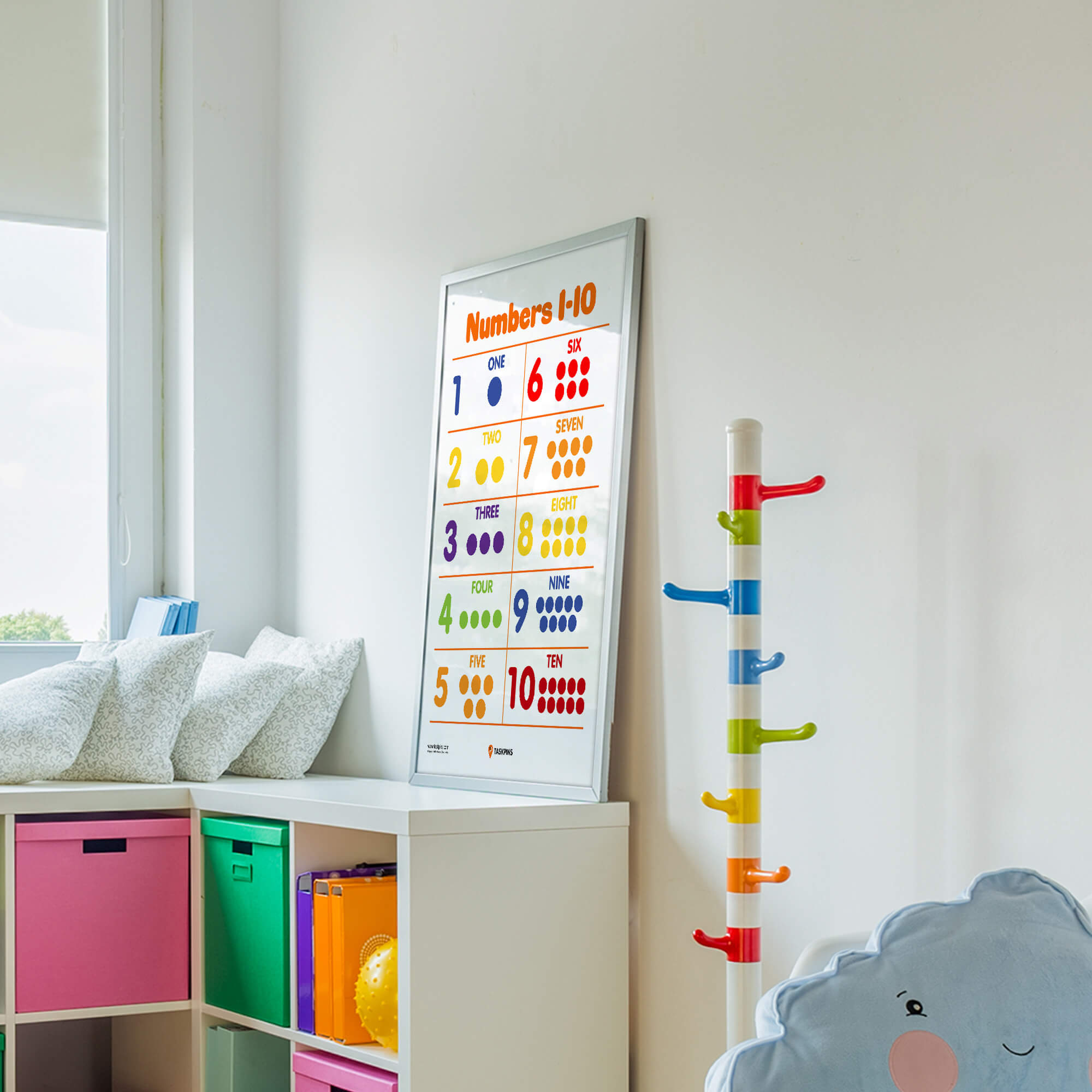 Counting Free Printable Numbers With Dots display