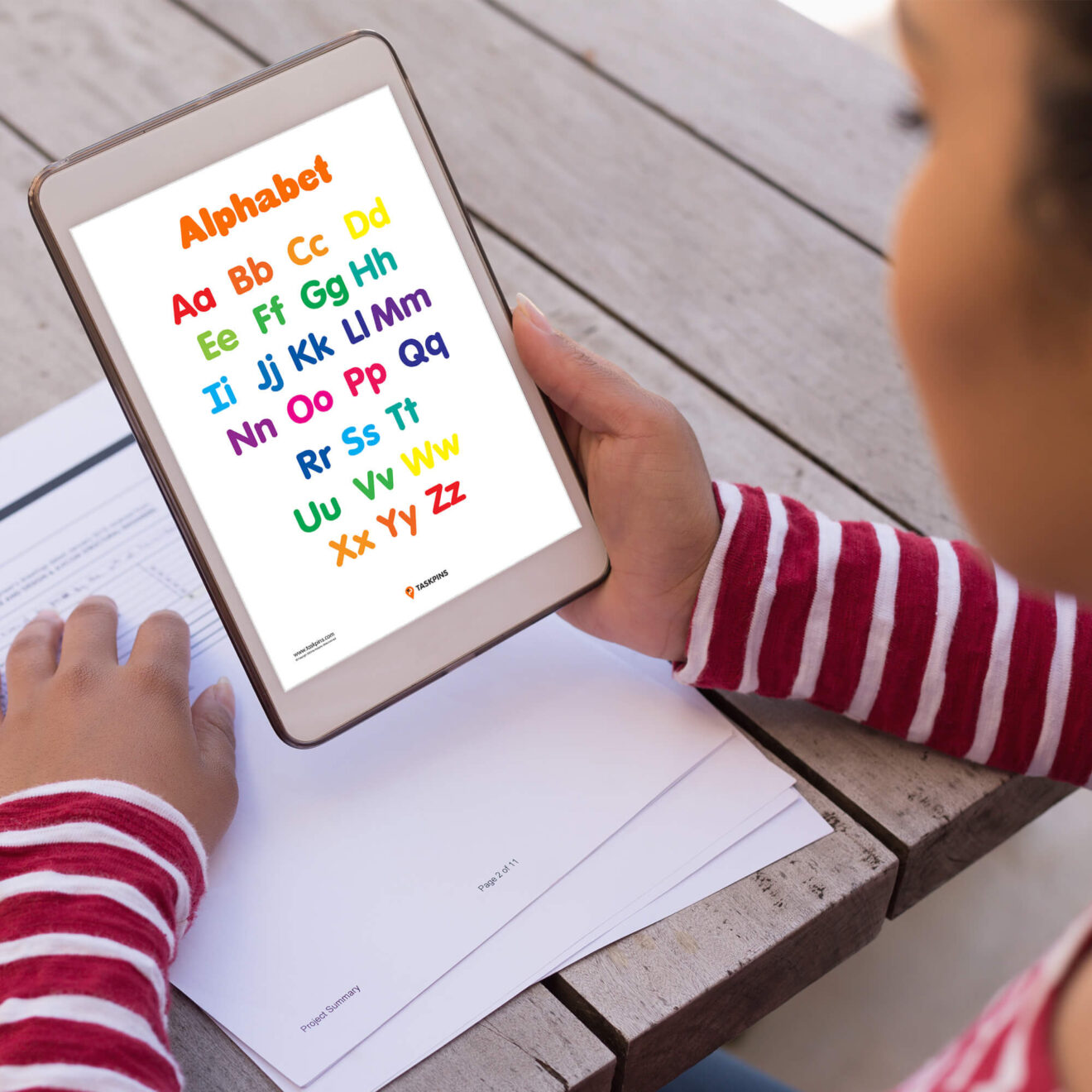 Free Printable Alphabet Poster for Kids