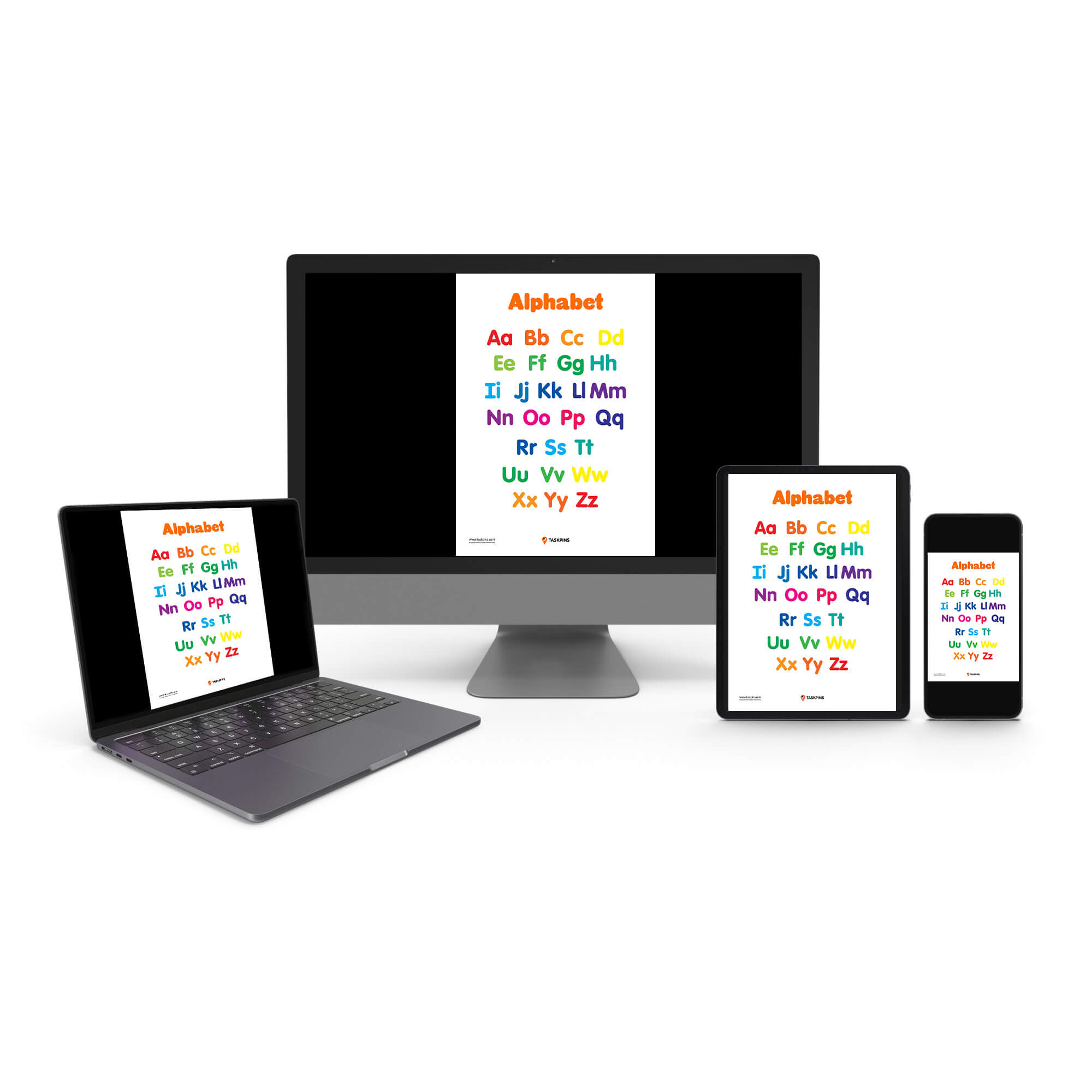 Free Printable Alphabet Digital
