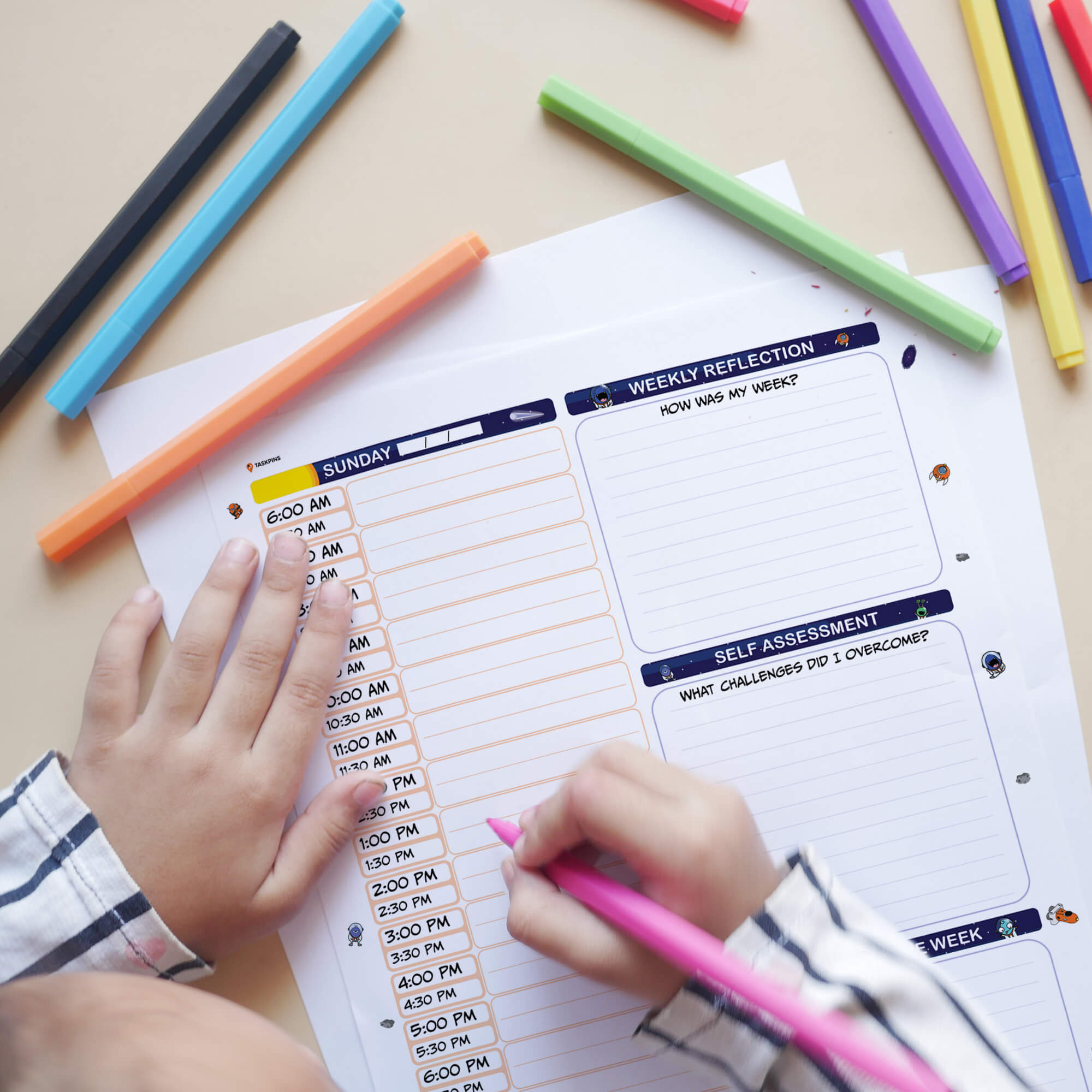 Daily Organiser for Kids digital