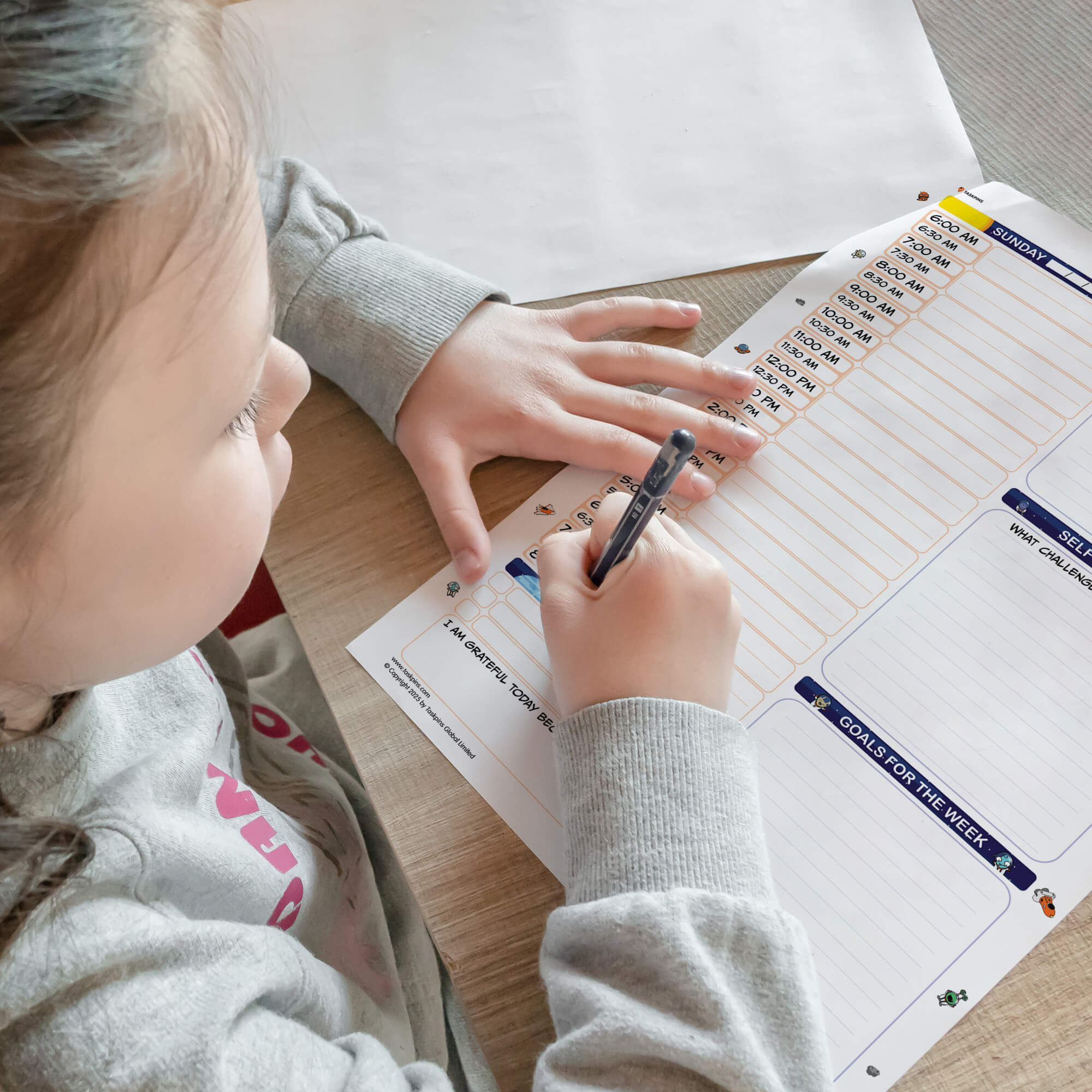 Kids Schedule Planner digital