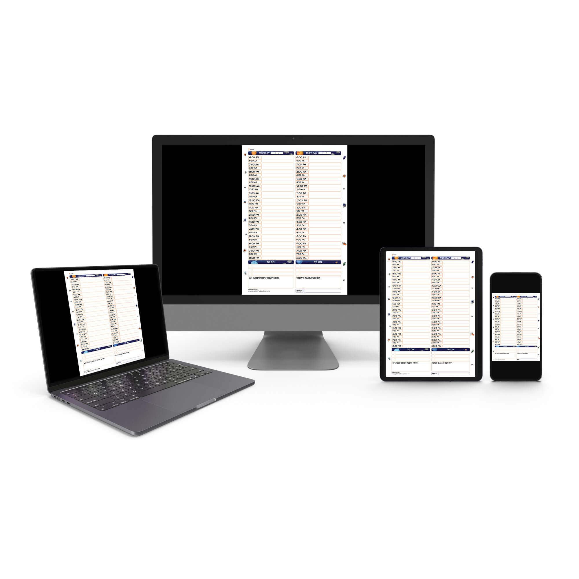Kids Time Planner digital
