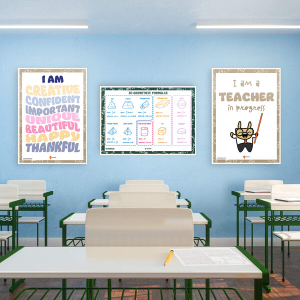 Geometry Formulas 3D display
