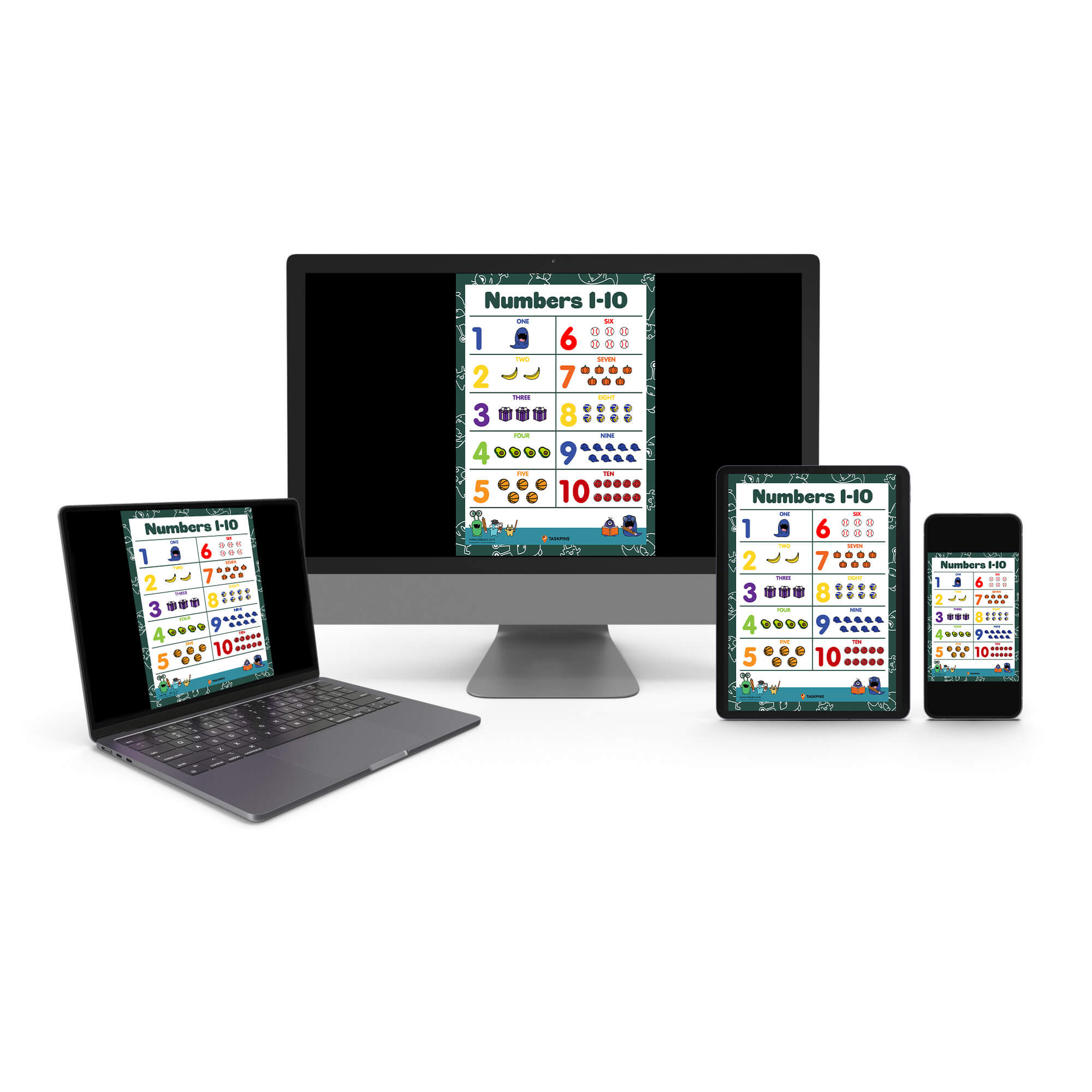Learning Numbers For Kids digital