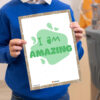 printable I am Amazing chart