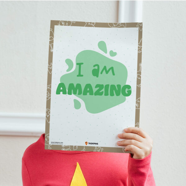 I am Amazing artwork print