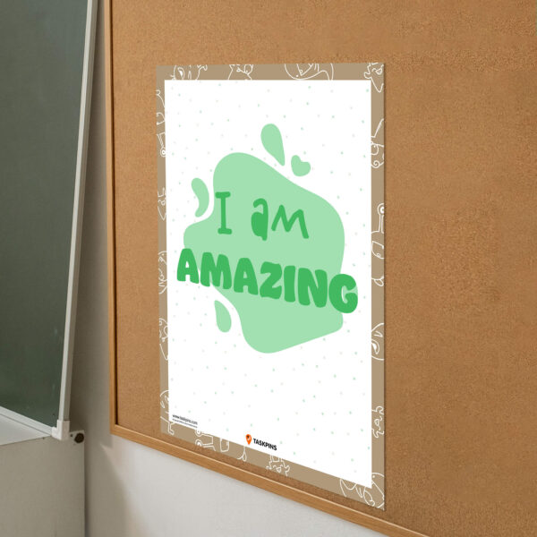 motivational I am Amazing display