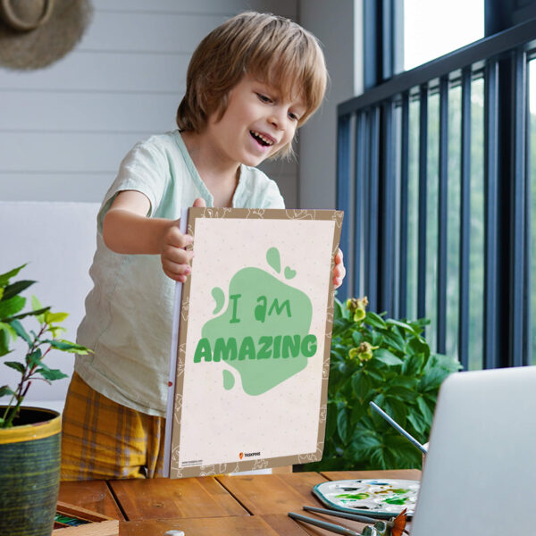 I am Amazing poster print