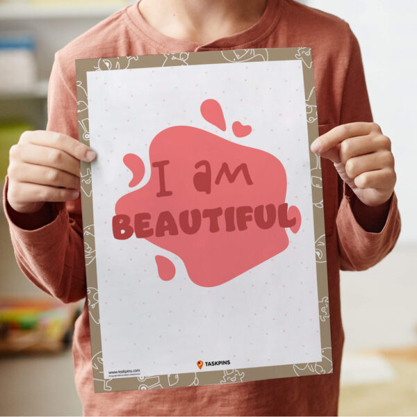 self-love I am Beautiful Affirmations decor