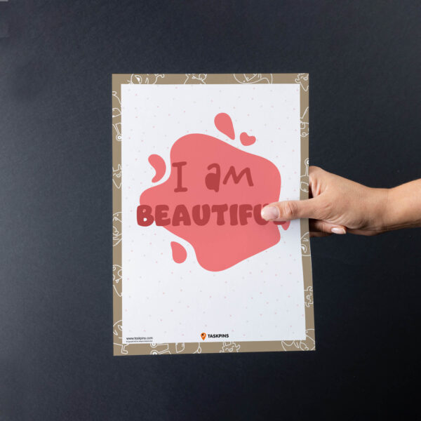 I am Beautiful Affirmations wall chart