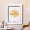 I am Blessed Affirmations artwork print