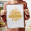 I am Blessed Affirmations guide printable