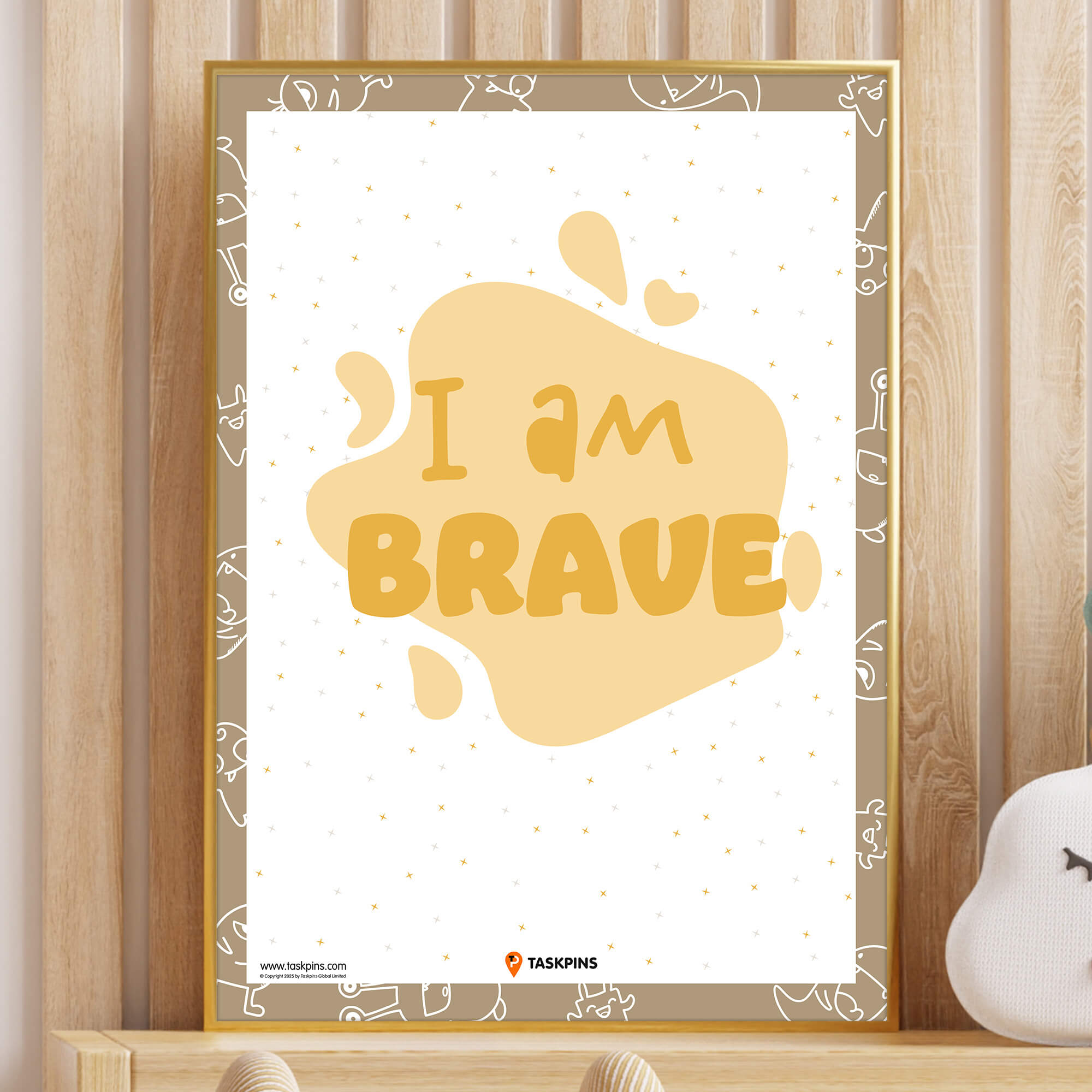 I am brave kids decor