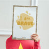 I am brave classroom display
