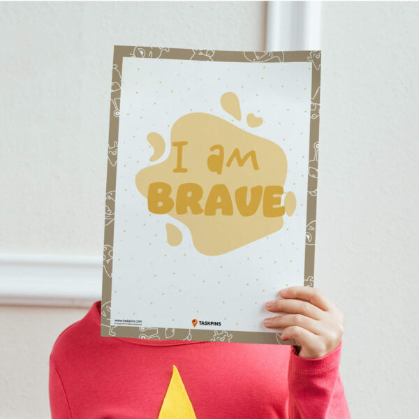 I am brave classroom display