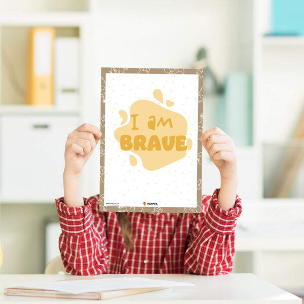 I am brave classroom artwork