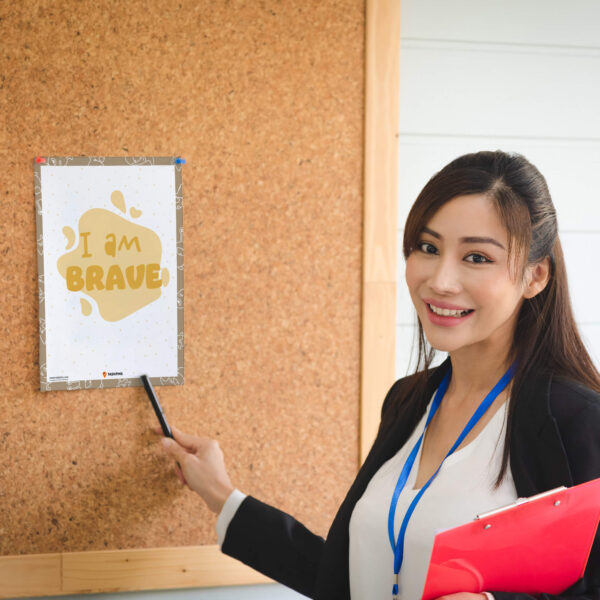 brave affirmation poster