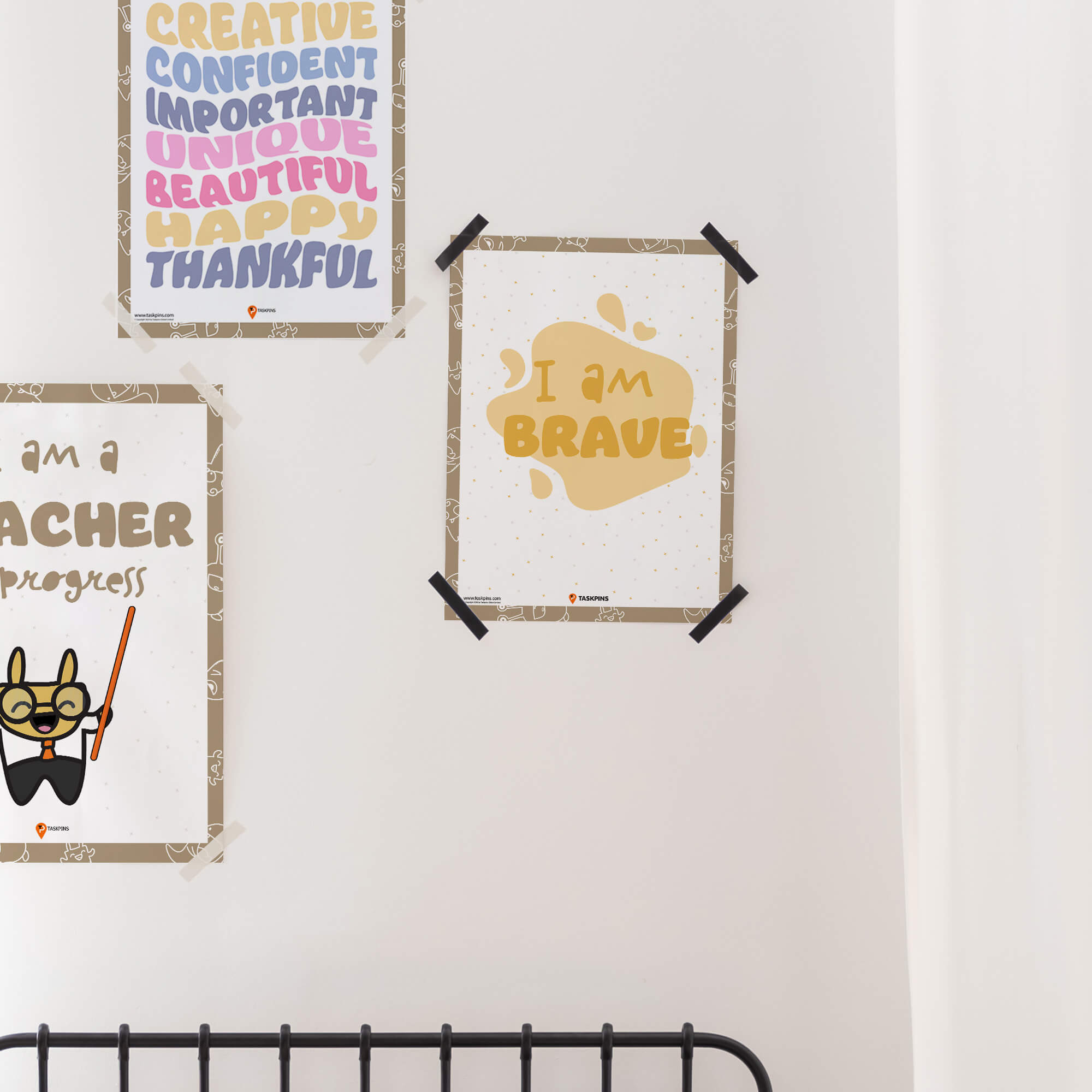 I am brave wall chart