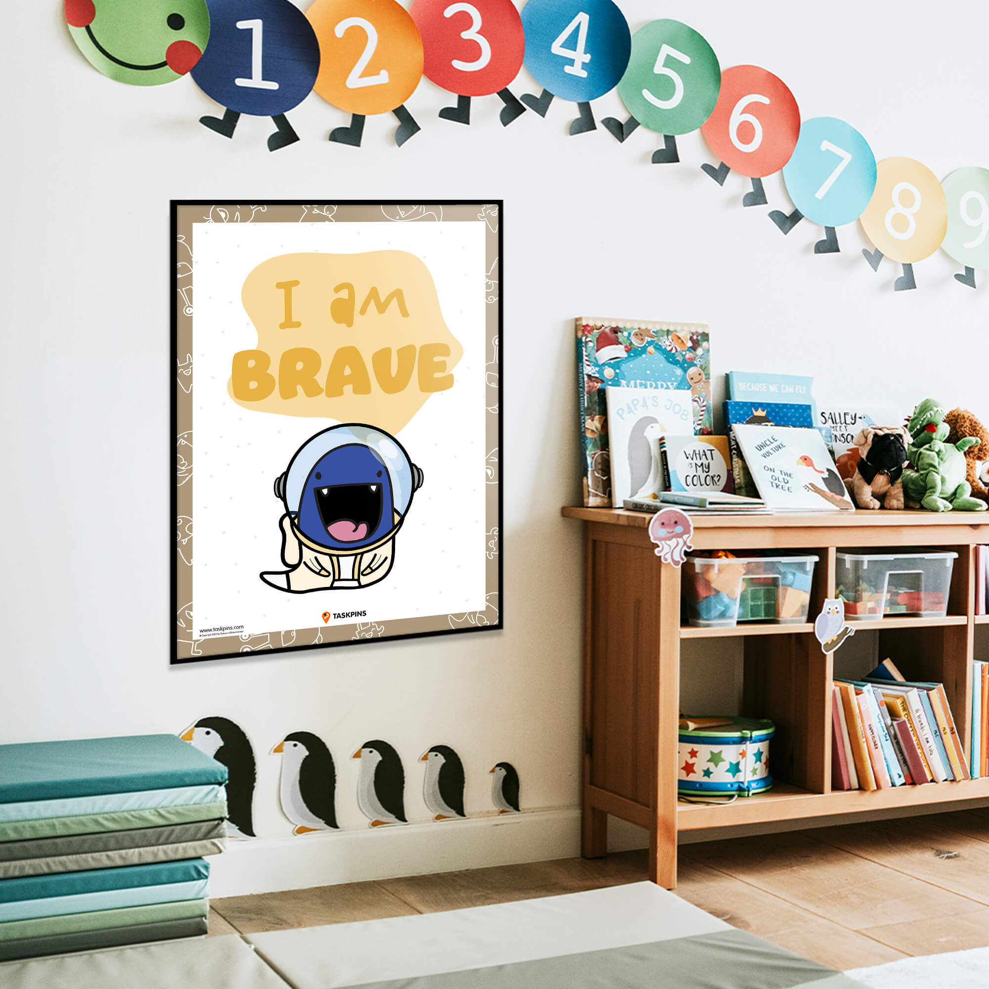 brave motivation decor