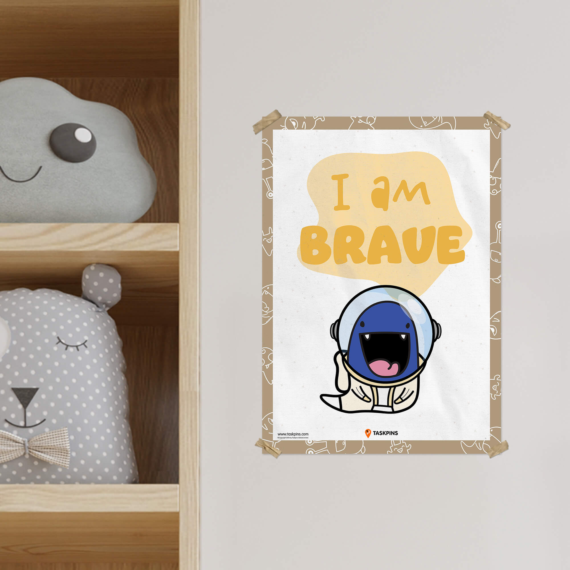 I am brave bedroom decor