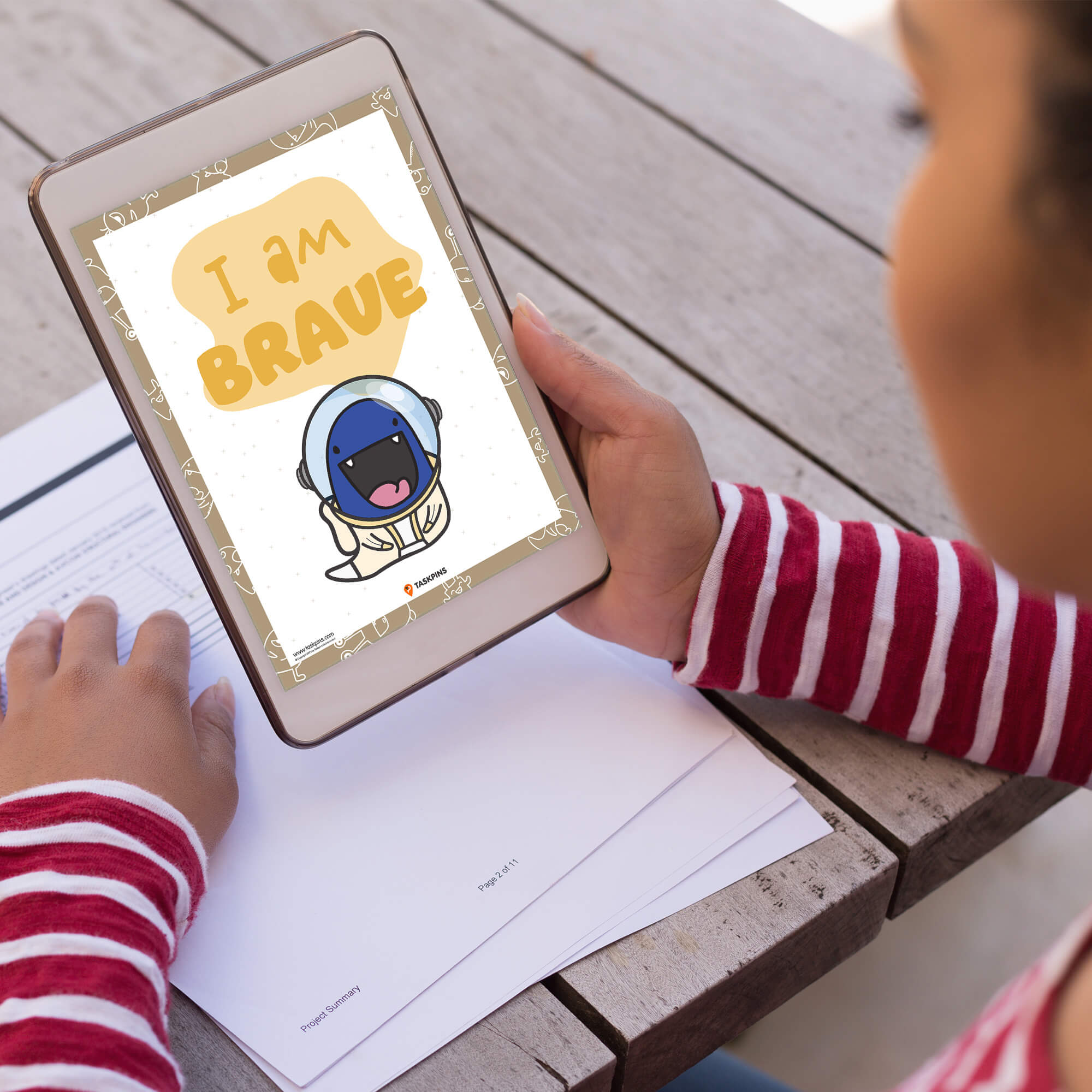 brave affirmation printable download