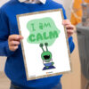 I am calm therapy handout