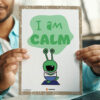 I am calm wellness poster