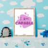 I am Capable Affirmations artwork