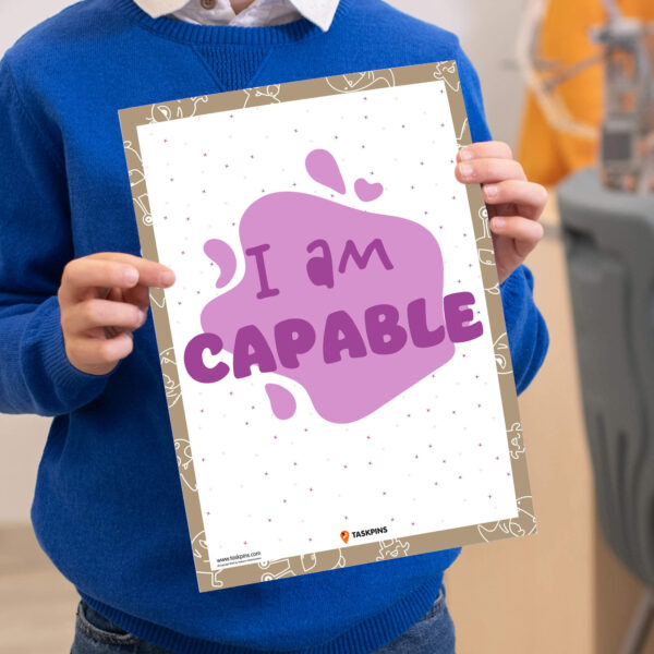 I am Capable Affirmations display