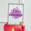 I am Capable Affirmations decor