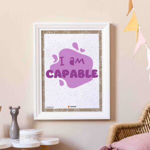 I am Capable Affirmations printable artwork