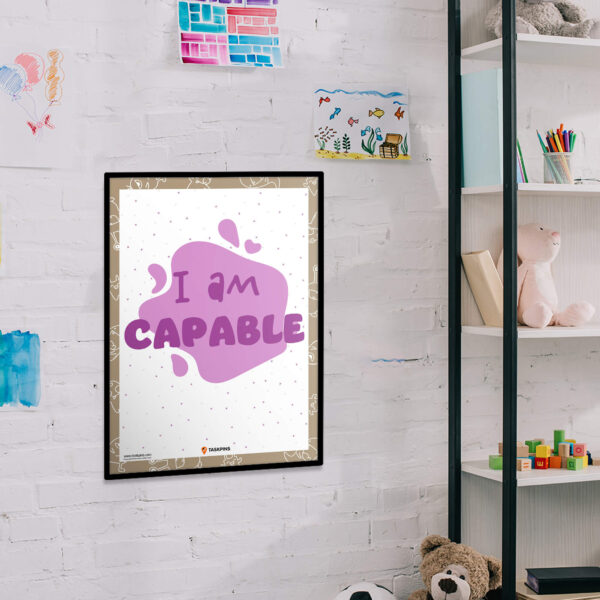 empowerment I am Capable Affirmations decor