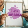confidence I am Capable Affirmations display