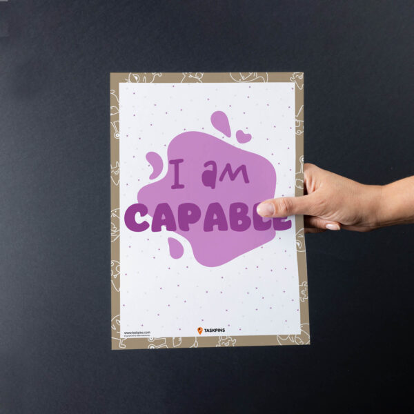 I am Capable Affirmations guide printable