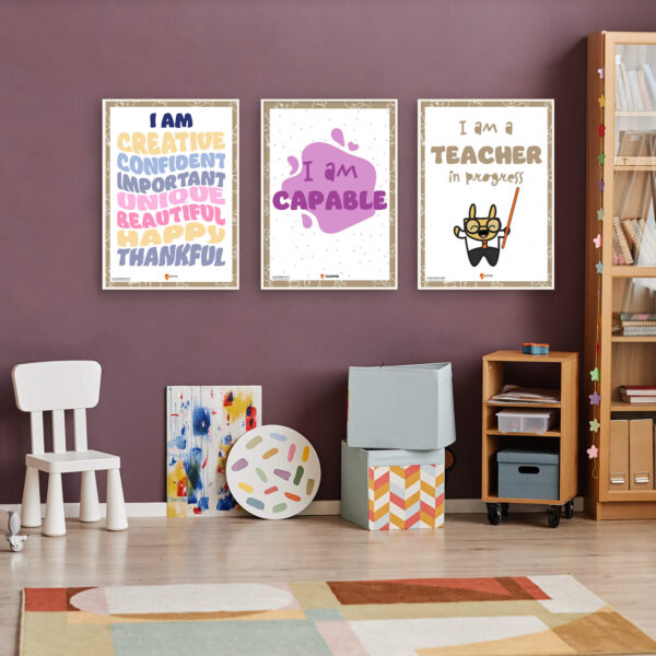 office I am Capable Affirmations decor