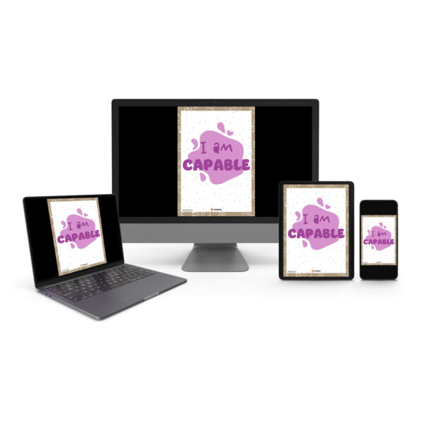 I am Capable Affirmations digital
