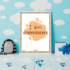 I am Confident decor