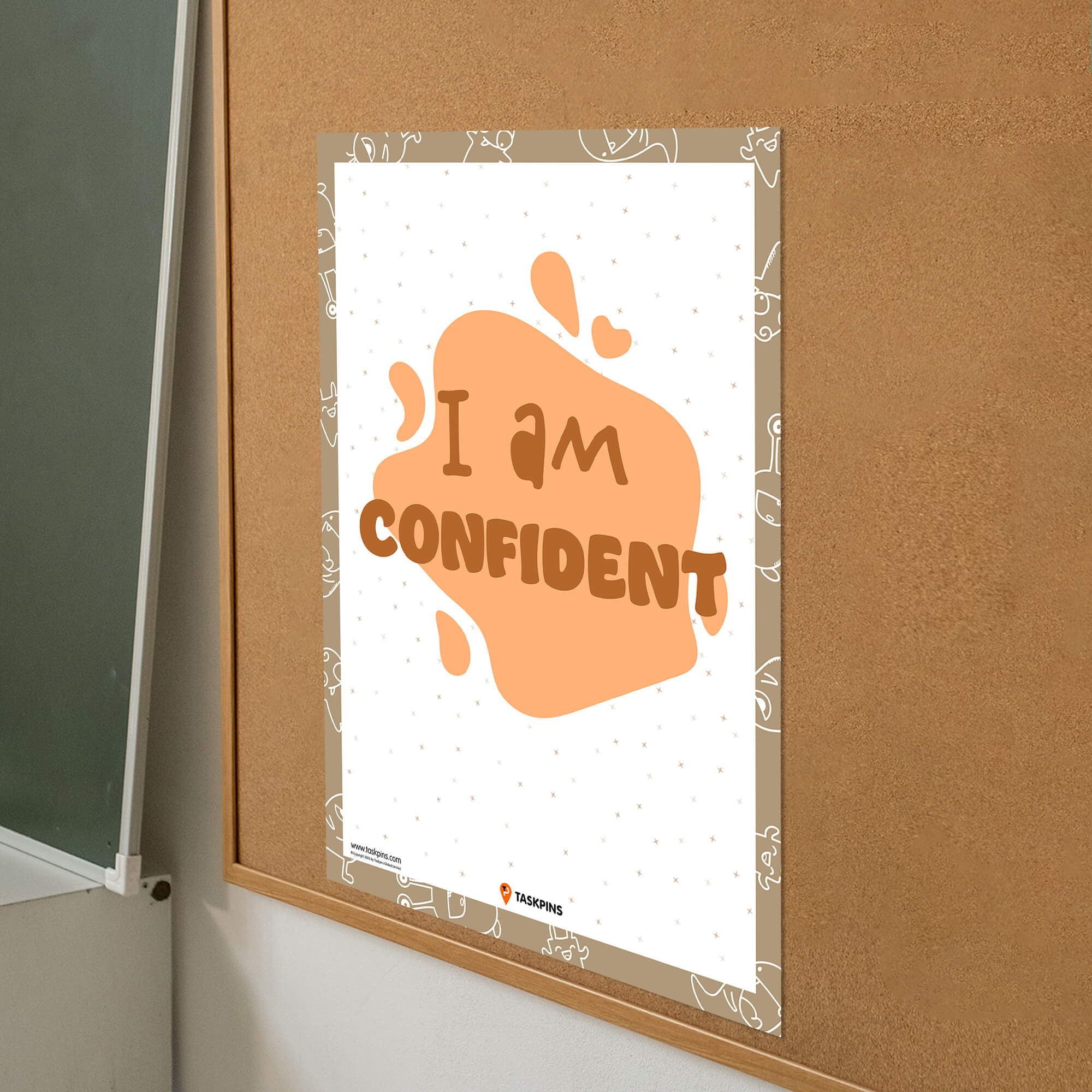 I am Confident artwork print