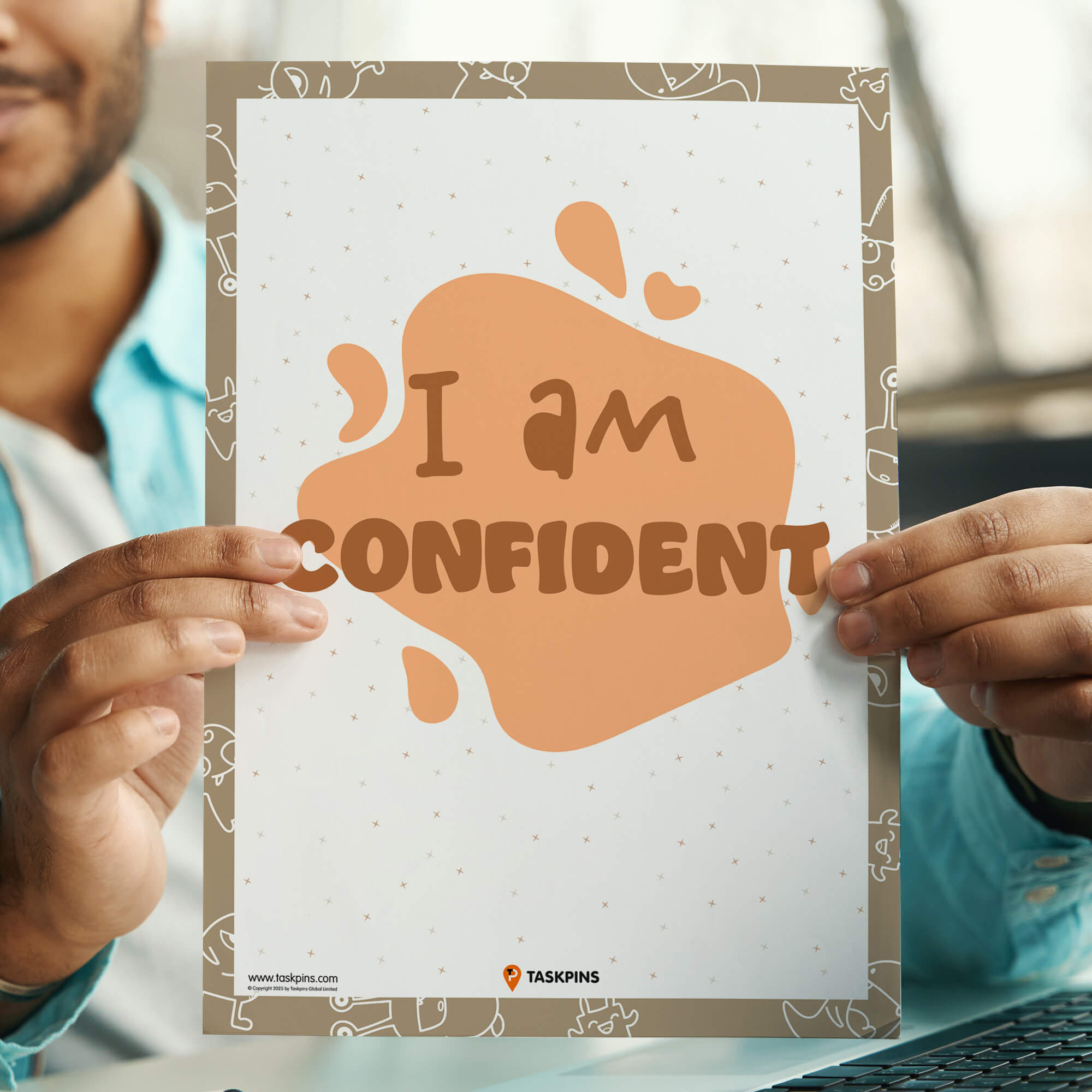 affirmation I am Confident poster