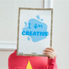 I am Creative print