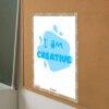 I am Creative artwork print