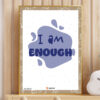 I am Enough Affirmation chart
