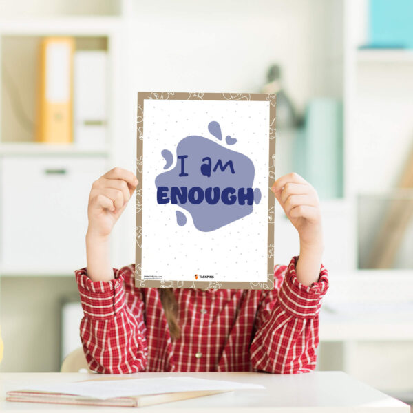 I am Enough Affirmation artwork print