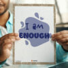 I am Enough Affirmation guide printable